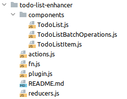 todoListEnhancer plugin directory structure