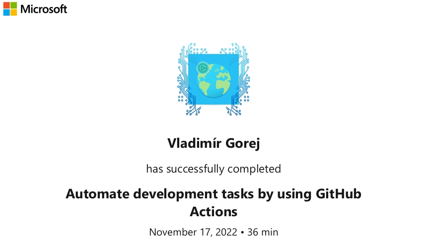 Automate development tasks by using GitHub Actions
