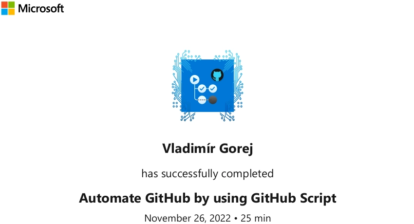 Automate GitHub by using GitHub Script