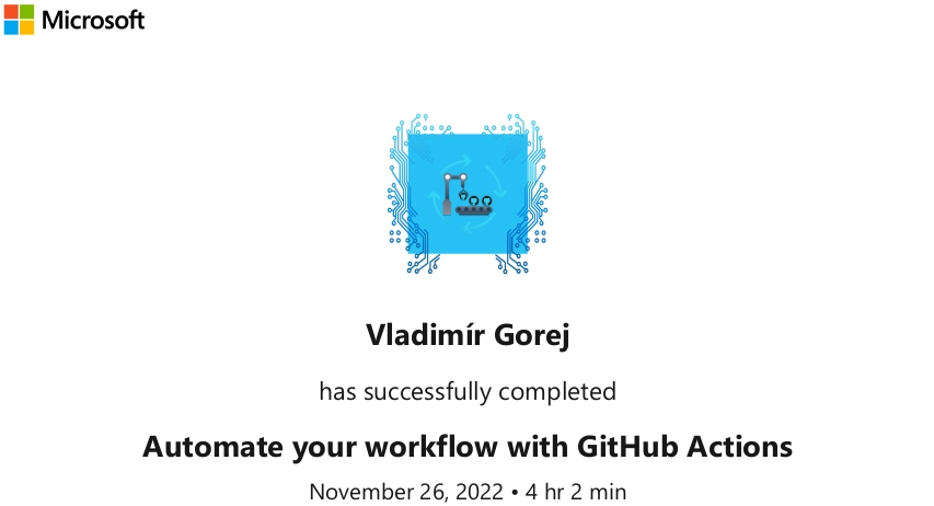 Automate your workflow with GitHub Actions
