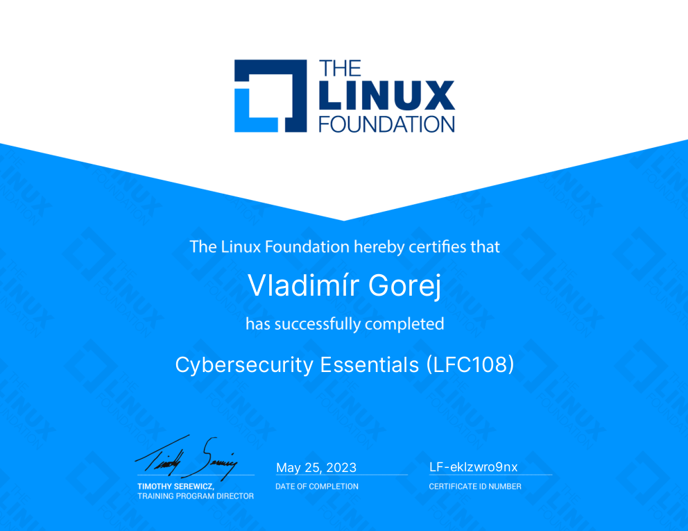 Cybersecurity Essentials (LFC108)