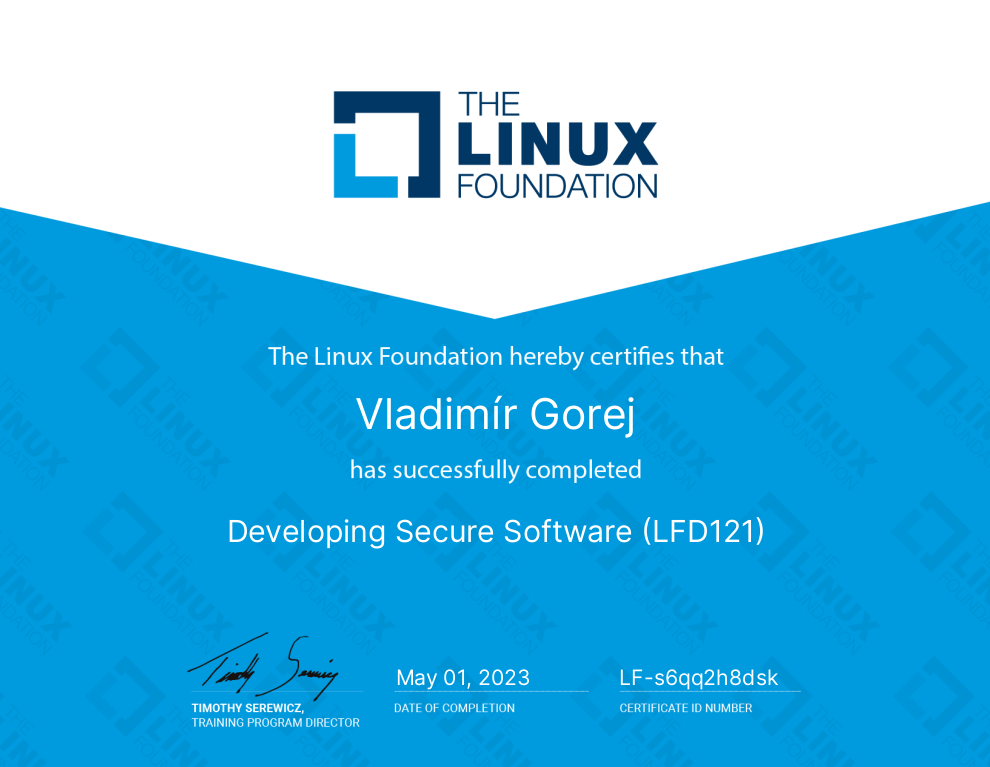 Developing Secure Software (LFD121)