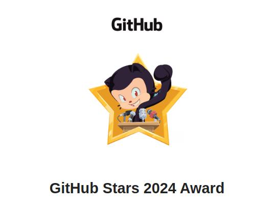 GitHub Stars 2024 Award