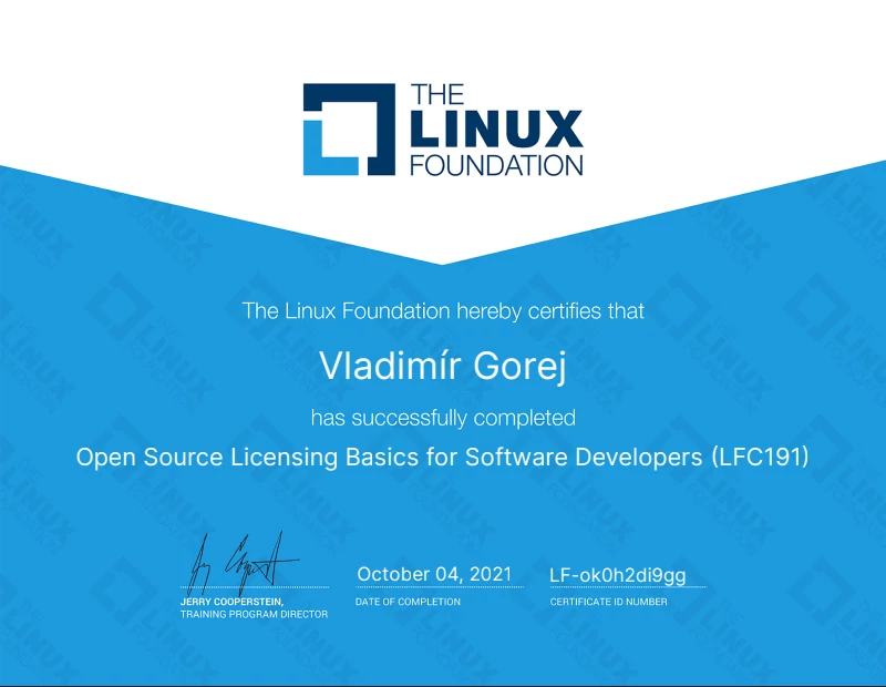 Open Source Licensing Basics for Software Developers (LFC191)
